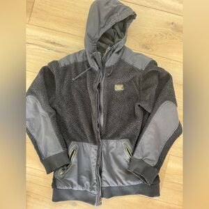 Burton Men’s Dayride Black Fleece Jacket Size Medium